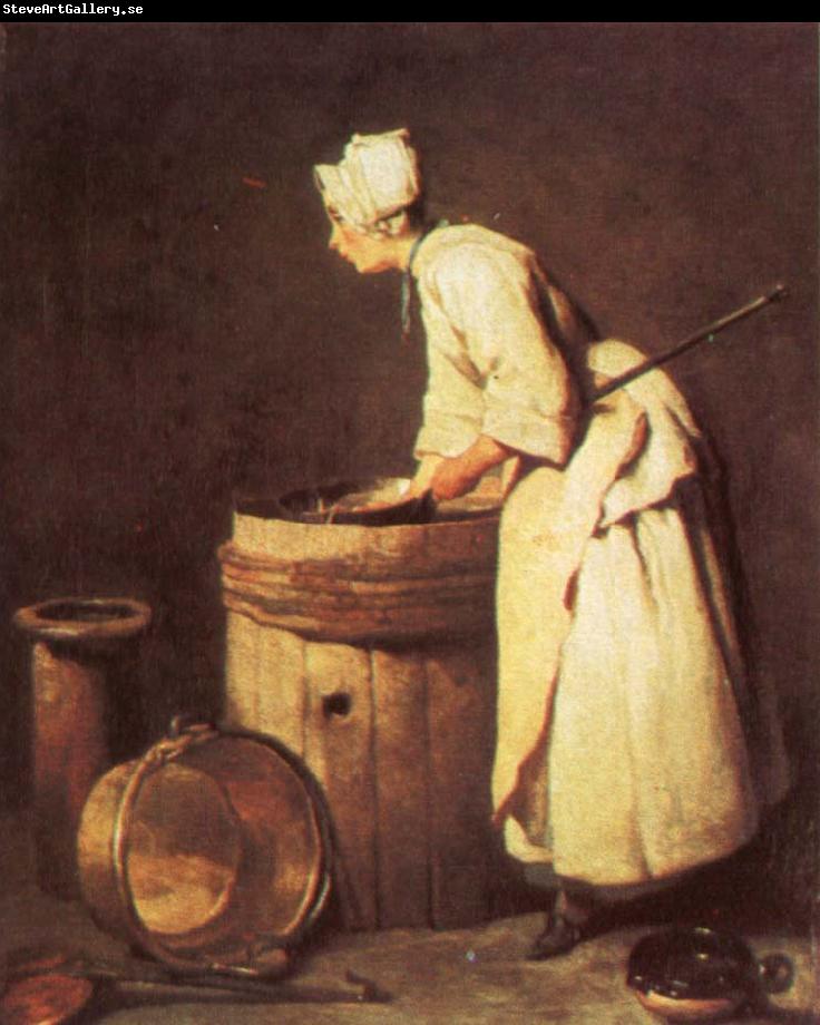 Jean Baptiste Simeon Chardin The Scullery Maid